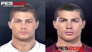 Esta es la CARA/FACE de RONALDO en PES 2018!!! Fecha de la demo ADELANTADA!!!