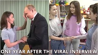 Watch What Happens With A Blind Russian Teen Girl Who Made A Viral Interview With Putin One Year Ago