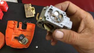 Stihl ms 310.Глохнет при нажатии на газ.Аналоговые карбюраторы