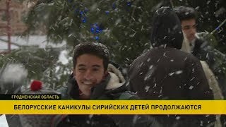 Сирийские дети посетили Несвиж и Мир