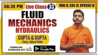 ? Live Class #33 | Gupta & Gupta | RRB JE | SSC JE | UPSSSC JE | Civil Engineering | by Sourabh Sir