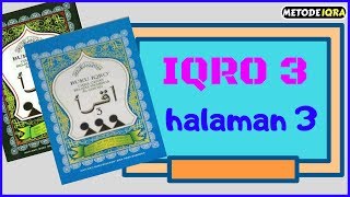 Belajar IQRO 3 Halaman 3