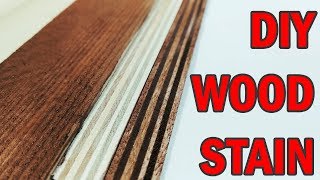 Homemade Wood Stain - Easy Vinager stain