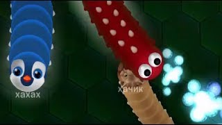 WORMAX IO - Растим Огромного Червяка Мультфильм Игра клон SLITHER IO И WORMATE 9