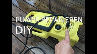 Kärcher® Hochdruckreiniger baut kein Druck auf: Pumpe selber reparieren