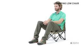 Cadeira baixa para camping Quechua - Exclusividade DEacthlon