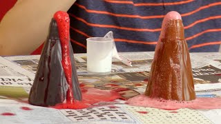 How to Make an Exploding Volcano! ? ⚗⚠️ Fun Science for Kids⚗⚠️
