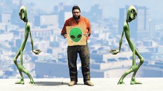 UZAYLILAR BIZE YARDIM EDERSE NE OLUR? - GTA 5 MODS