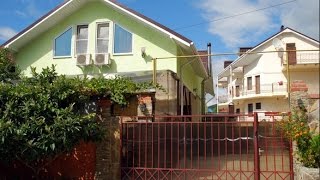 Улица Мирная в Лазаревском, гостевой дом "Дача". Lazarevskoe SOCHI RUSSIA