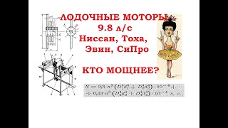 Лодочные моторы 9,8 сравниваем мощность мулинеткой.