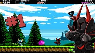 Shovel Knight прохождение на русском - Часть 1 - Черный Рыцарь