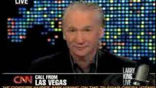 Bill Maher on Larry King Live Pt. 3 - Feb 4 '08