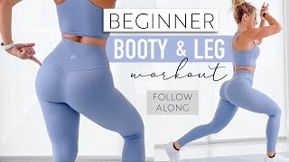 BOOTY & LEG WORKOUT ♡ Beginner Follow Along Workout!