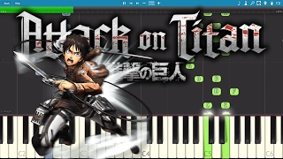 Attack On Titan Season 2 OP Theme - Piano Tutorial / Cover - Shinzou wo Sasageyou