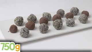 Recette de Petites truffes au chocolat - 750g