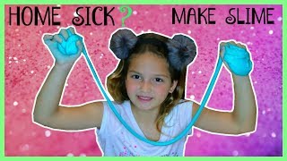 HOME SICK ?? MAKE BABY POWDER SLIME "SISTER FOREVER"