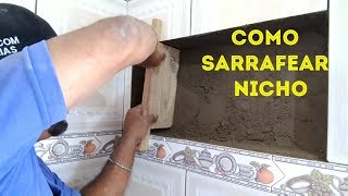 COMO REGULARIZAR O INTERIOR DO NICHO, SUPER DICA.