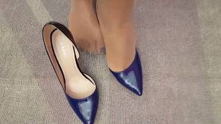 pantyhose high heels