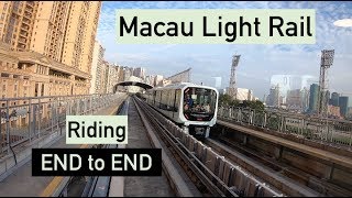 Light Rail Train in Macau: From End to End
