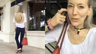 Vlog--Silencing My Inner Critic; Lunch Waterside Shops; OOTD/ Classic Fashion, Style Over 40, 50