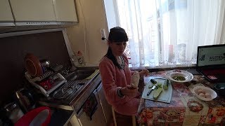 Влог: У Дианы появился тайный поклонник\Рушан собрался уезжать\Гороховое пюре\Диана и Рушан