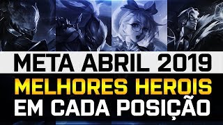 NOVO META ! MELHORES HEROIS pra subir elo Abril 2019 ARENA OF VALOR !