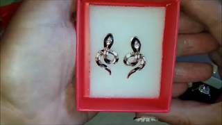 Бижутерия с Aliexpress # Серьги, кулон, кольца