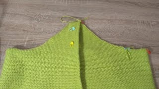 ТУНИССКОЕ ВЯЗАНИЕ* ВЯЖЕМ КАРДИГАН 2 ЧАСТЬ* КАРМАНЫ