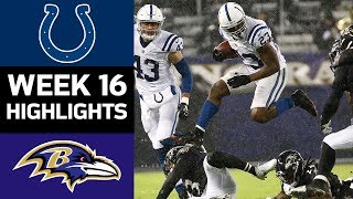 Colts vs. Ravens | NFL Week 16 Game Highlights