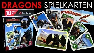 Dragons - ASS ® Spielkarten Set 10 in 1 + Glitzerkarte & Poster - Review & Unboxing