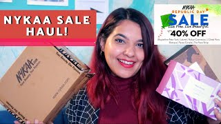Nykaa Sale Haul - Skincare & Makeup | Republic Day Sale (+ GIVEAWAY!)
