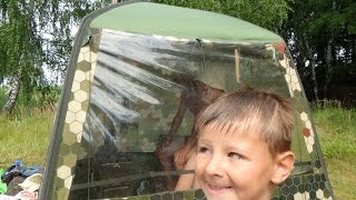 МБ-10 тест-драйв. Дети в бане Мобиба