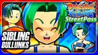 Dragon Ball Fusions 3DS English: Bullunks (Bulla & Future Trunks Streetpass Fusion) Fusion Gameplay