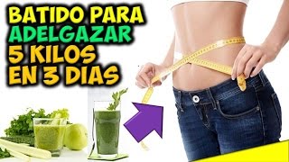 Batido de Espinacas Manzanas y Apio para Adelgazar 5 kilos en 3 dias