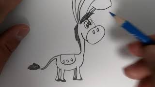 Nasreddin hocanın eşeğini çizdim, küheylan çizimi Nasreddin hoca zaman yolcusu çizgi film TRT çocuk
