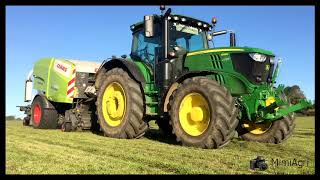 Enrubannage 2018 | JD 6195R | Claas Rollant 455 |