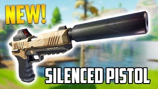NEW UPDATE!! *LEGENDARY SILENCED PISTOL* (Fortnite Battle Royale)