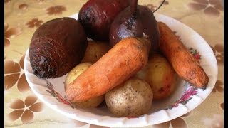 Винегрет . Как сварить овощи в мультиварке на пару