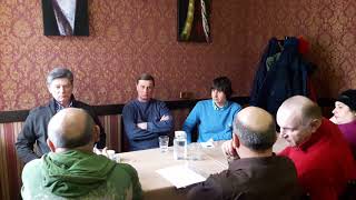 Встреча мэра Новомосковска Виктора Литвищенко с независимыми журналистами 27.03.2018