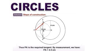 Circles | 10th Std | Mathematics | ICSE Board | Home Revise