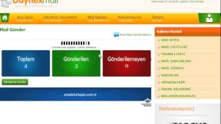 Daynex Toplu Mailde Mail Gönderim İşlemi