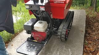 China BY800S electric mini crawler dumper