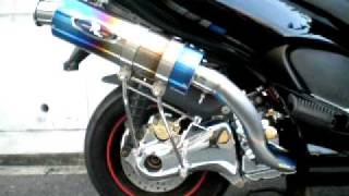 アプリリア レオナルド250　フルチタン　ワンオフマフラーのサウンド