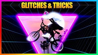 GTA 5 Online - SOLO *WORKING* GLITCHES & TRICKS! (Rare Car, Wallbreach, Clothing & BMX Glitch)