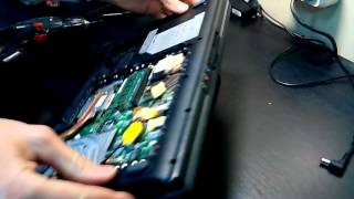 Разборка ноутбука MSI MS163B замена матрицы