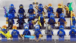 Lego Ninjago - ALL JAY MINIFIGURES (Including Lego Ninjago Movie)