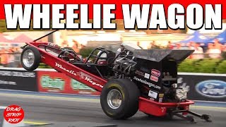 Wheelstander Drag Racing Wheelie Wagon Super Chevy Show Bristol Dragway 2011