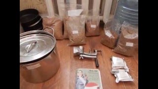 варка домашнего пива из солода часть 1.пошаговая