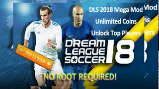 Download Install Dream League Soccer 2018 v5.064 MOD Unlimited Money APK + OBB