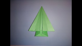 Easy paper christmas tree for kids christmas DIY 2020@5-minute ORIGAMI and DIY
